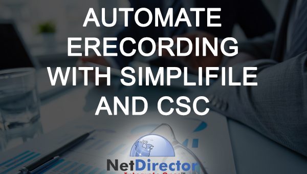 eRecording: Simplifile Transactions Now Available